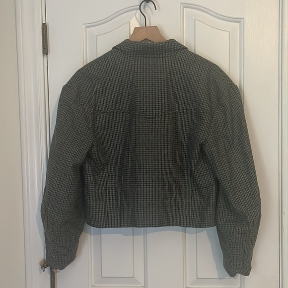 Veronica Beard | Sybille Houndstooth Double Breasted Wool Blend Blazer Size 8 - Picture 10 of 14